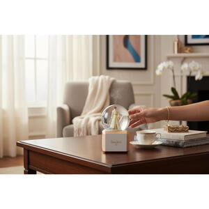 Neiman Marcus 2022 Holiday Shopper Fashion Lady Snow Globe - NWT